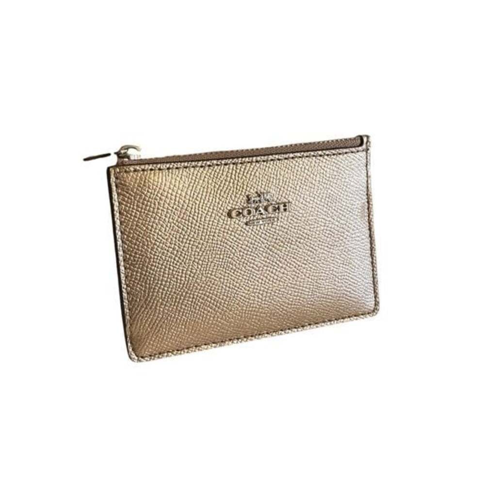 Coach Metallic Gold Wristlet